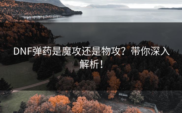 DNF弹药是魔攻还是物攻？带你深入解析！
