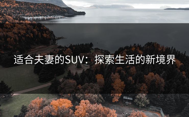 适合夫妻的SUV：探索生活的新境界